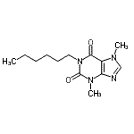 CAS#: 8060-62-6， 1-Hexyl-3,7-dimethyl-3,7-dihydro-1H-purine-2,6-dione
