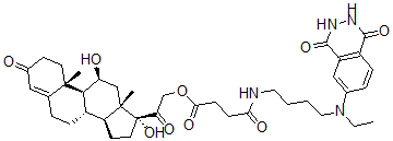 CAS#: 80632-51-5， Cortisol-21-Hemisuccinate-Aminobutylethylisoluminol