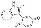 CAS 登录号：80641-49-2， 2-(2-甲基-1H-吲哚-3-基)环己-2,5-二烯-1,4-二酮
