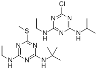 CAS 登录号:8066-10-2, 莠去津-特丁净混合物