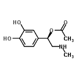 CAS#: 806641-73-6， (1R)-1-(3,4-Dihydroxyphenyl)-2-(methylamino)ethyl acetate