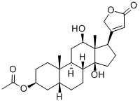 CAS 登录号：80680-86-0， 3-乙酰基异羟基洋地黄毒甙元