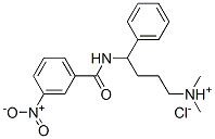 CAS#: 80704-44-5， Dimethyl-[4-[(3-Nitrobenzoyl)Amino]-4-Phenyl-Butyl]Azanium Chloride