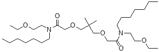 CAS#: 80712-94-3， N-(2-Ethoxyethyl)-N,6-diheptyl-11,11-dimethyl-7-oxo-3,9,13-Trioxa-6-azapentadecan-15-amide