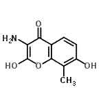 CAS#: 807262-14-2， 3-Amino-2,7-dihydroxy-8-methyl-4H-chromen-4-one