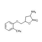 CAS#: 807269-91-6， 3-Amino-5-[(2-methylphenoxy)methyl]dihydro-2(3H)-furanone