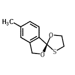CAS#: 807366-18-3， (1S)-5-Methyl-3H-spiro[2-benzofuran-1,2'-[1,3]oxathiolane]