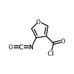 CAS#: 80761-37-1， 4-Isocyanato-3-furoyl chloride