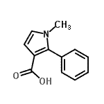 CAS#: 807624-24-4， 1-Methyl-2-phenyl-1H-pyrrole-3-carboxylic acid