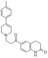 CAS#: 80834-73-7， 3,4-Dihydro-6-(3-(3,6-Dihydro-4-(4-Methylphenyl)-1( 2H)-Pyridinyl)-1-Oxopropyl)-2(1H)-Quinolinone