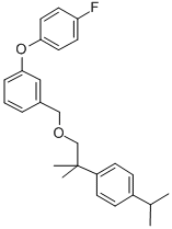 CAS#: 80853-80-1， 1-(4-Fluorophenoxy)-3-((2-(4-(1-Methylethyl)Phenyl)-2-Methylpropoxy)Methyl)Benzene