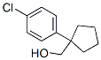 structure of CAS# 80866-79-1, 1-(4-Chlorophenyl)Cyclopentanemethanol;Zinc06661333;1-(P-Chlorophenyl)Cyclopentanemethanol