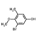 CAS#: 808750-23-4， 3-Bromo-4-methoxy-5-methylphenol