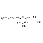 CAS#: 80879-59-0， (2E)-1-Chloro-2,3-bis(2-methoxyethoxy)-N,N-dimethyl-2-propen-1-amine hydrochloride (1:1)