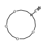 CAS#: 80900-27-2， 1,4,7,10-Tetraoxa-13-azacyclopentadecane-13-carbonitrile