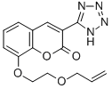 CAS 登录号：80916-88-7， 8-(2-(2-丙烯基氧基)乙氧基)-3-(1H-四唑-5-基)-2H-1-苯并吡喃-2-酮