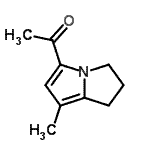 CAS#: 80933-77-3， 1-(7-Methyl-2,3-dihydro-1H-pyrrolizin-5-yl)ethanone