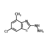 CAS#: 80945-75-1， 6-Chloro-2-hydrazino-4-methyl-1,3-benzothiazole