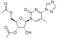 CAS#: 80991-41-9， 1-(3,5-Di-O-acetyl-2-deoxy-beta-D-erythro-pentofuranosyl)-5-methyl-4-(1,2,4-triazol-1-yl)-2(1H)-pyrimidinone