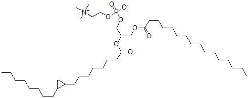 CAS#: 81004-53-7， [3-Hexadecanoyloxy-2-[8-(2-octylcyclopropyl)octanoyloxy]propyl] 2-trimethylazaniumylethyl phosphate