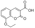 structure of CAS# 81017-24-5, 8-Ethoxy-2-Oxo-2H-Chromene-3-Carboxylic Acid;8-Ethoxy-2-Oxo-2H-Chromene-3-Carboxylic Acid(SALTDATA: FREE);8-Ethoxy-2-Oxo-2H-1-Benzopyran-3-Carboxylic Acid;8-ETHOXY-2-OXO-2H-CHROMENE-3-CARBOXYLIC ACID