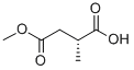 structure of CAS# 81025-83-4, (R)-(+)-3-Methylsuccinic Acid 1-Monomethyl Ester;(R)-2-Methyl-3-Methoxycarbonylpropanoic Acid;4-METHYL HYDROGEN (R)-(+)-2-METHYLSUCCINATE;(R)-(+)-3-CARBOXYBUTYRIC ACID METHYL ESTER
