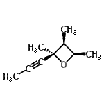 CAS#: 81026-21-3， (2R,3S,4R)-2,3,4-Trimethyl-2-(1-propyn-1-yl)oxetane