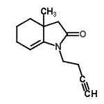 CAS#: 810681-62-0， 1-(3-Butyn-1-yl)-3a-methyl-1,3,3a,4,5,6-hexahydro-2H-indol-2-one