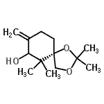 CAS#: 810682-15-6， (5S)-2,2,6,6-Tetramethyl-8-methylene-1,3-dioxaspiro[4.5]decan-7-ol