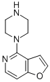 structure of CAS# 81078-84-4, 4-Piperazin-1-Yl-Furo[3,2-c]Pyridine;4-PIPERAZIN-1-YL-FURO[3,2-C]PYRIDINE
