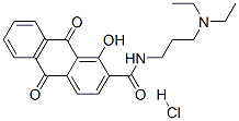 CAS#: 81086-00-2， N-(3-(Diethylamino)Propyl)-9,10-Dihydro-1-Hydroxy-9,10-Dioxo-2-Anthracenecarboxamide Monohydrochloride