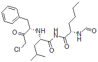 CAS#: 81134-56-7， N-Formylnorleucyl-Leucyl-Phenylalanine Chloromethyl Ketone