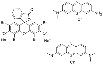structure of CAS# 81142-52-1, Tetrachrome Stain;TETRACHROME STAIN (MACNEAL);TETRACHROME BLOOD STAIN;TETRACHROME STAIN