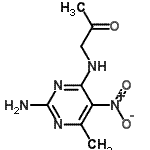 CAS#: 811439-86-8， 1-[(2-Amino-6-methyl-5-nitro-4-pyrimidinyl)amino]acetone