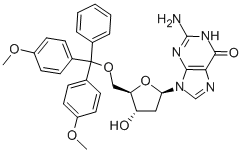 CAS#: 81144-43-6， 5'-O-[Bis(4-methoxyphenyl)phenylmethyl]-2'-deoxy-Guanosine