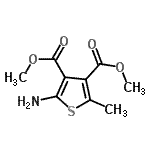 CAS#: 811865-16-4， Dimethyl 2-amino-5-methyl-3,4-thiophenedicarboxylate