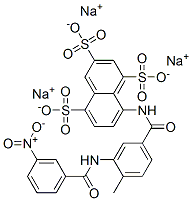 CAS#: 81207-64-9， Trisodium 8-[[4-Methyl-3-[(3-Nitrobenzoyl)Amino]Benzoyl]Amino]Naphthalene-1,3,5-Trisulphonate
