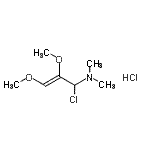 CAS#: 81207-66-1， (2Z)-1-Chloro-2,3-dimethoxy-N,N-dimethyl-2-propen-1-amine hydrochloride (1:1)