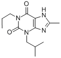 CAS#: 81250-25-1， 3,7-Dihydro-8-Methyl-3-(2-Methylpropyl)-1-Propyl-1H-Purine-2,6-Dione