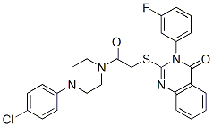 CAS#: 81262-74-0， 2-[2-[4-(4-Chlorophenyl)Piperazin-1-Yl]-2-Oxo-Ethyl]Sulfanyl-3-(3-Fluorophenyl)Quinazolin-4-One