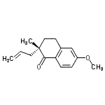 CAS#: 812639-16-0， (2S)-2-Allyl-6-methoxy-2-methyl-3,4-dihydro-1(2H)-naphthalenone