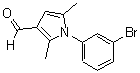 CAS#: 812642-64-1， 1-(3-Bromophenyl)-2,5-dimethyl-1H-pyrrole-3-carbaldehyde