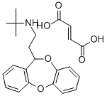 CAS#: 81320-42-5， (+-)-N-T-Butyl-11H-Dibenzo(b,e)(1,4)Dioxepin-11-Ethanamine Fumarate