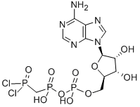 CAS#: 81336-74-5， 5'-Adenylic Acid Anhydride With (Dichloromethylene)Bis[Phosphonic Acid] (1:1)
