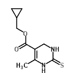 CAS#: 813453-98-4， Cyclopropylmethyl 6-methyl-2-thioxo-1,2,3,4-tetrahydro-5-pyrimidinecarboxylate
