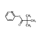 CAS#: 81357-57-5， S-2-Pyridinyl 2,2-dimethylpropanethioate