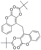 CAS#: 81456-57-7， [4-[[3-(2,2-Dimethylpropanoyloxy)-2-Oxo-Chromen-4-Yl]Methyl]-2-Oxo-Chromen-3-Yl] 2,2-Dimethylpropanoate