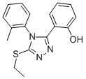 CAS#: 81518-44-7， 2-(5-(Ethylthio)-4-(2-Methylphenyl)-4H-1,2,4-Triazol-3-Yl)Phenol