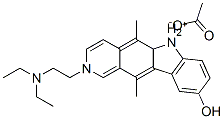 CAS#: 81531-58-0， 2-[2-(Diethylamino)Ethyl]-9-Hydroxy-5,11-Dimethyl-6H-Pyrido[4,3-b]Carbazolium Acetate
