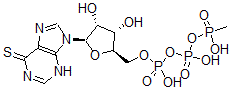 CAS#: 81536-59-6， Thioinosine 5'-(beta, gamma-Methylene)Triphosphate